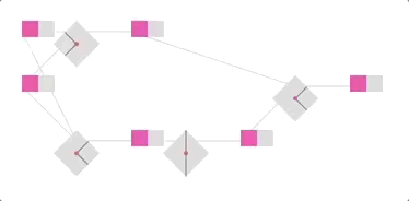 GIF of a simulation of a "fuzzy, reversible circuit"